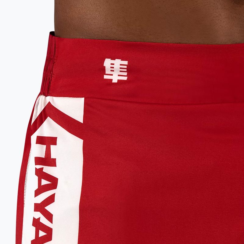 Hayabusa Icon men's training shorts Kickboxing red 6