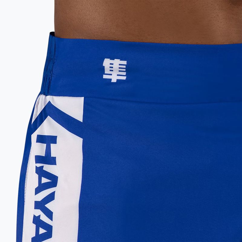 Hayabusa Icon Kickboxing men's training shorts blue/white 6