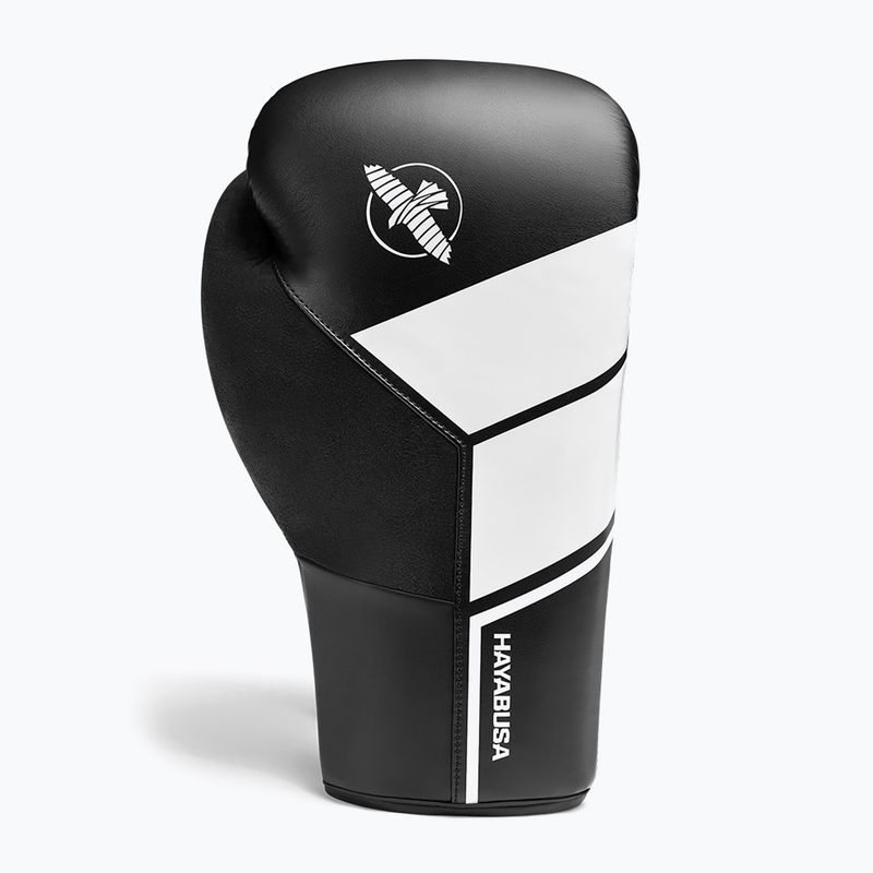 Hayabusa S4 Lace Up boxing gloves white S4LACBG-BK 11