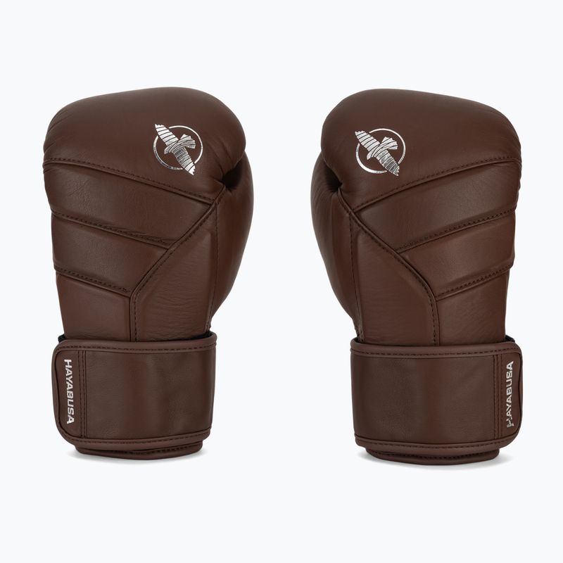 Hayabusa T3 Kanpeki walnut brown boxing gloves 2