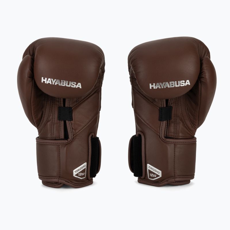 Hayabusa T3 Kanpeki walnut brown boxing gloves 3