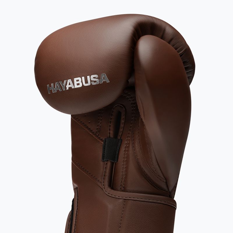 Hayabusa T3 Kanpeki walnut brown boxing gloves 4