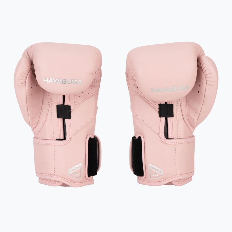 Hayabusa T3 Kanpeki blossom pink boxing gloves 3