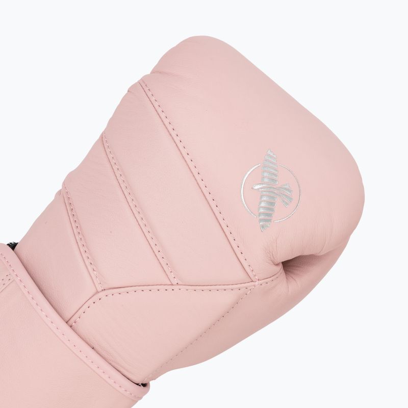 Hayabusa T3 Kanpeki blossom pink boxing gloves 5