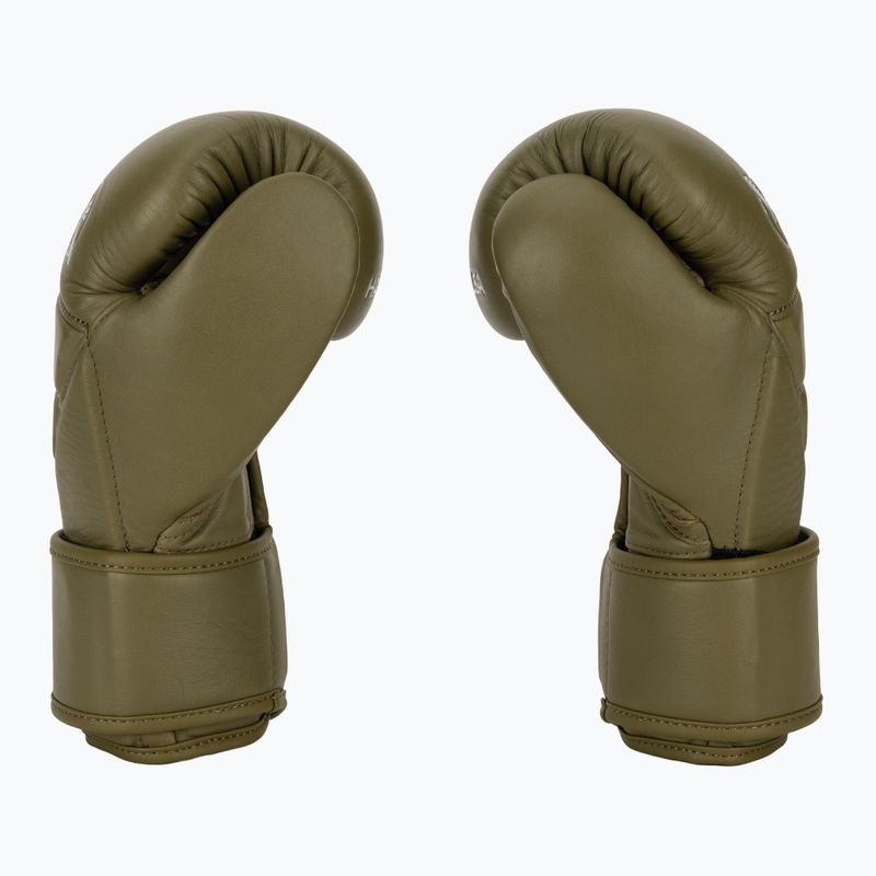 Hayabusa T3 Kanpeki olive green boxing gloves 4