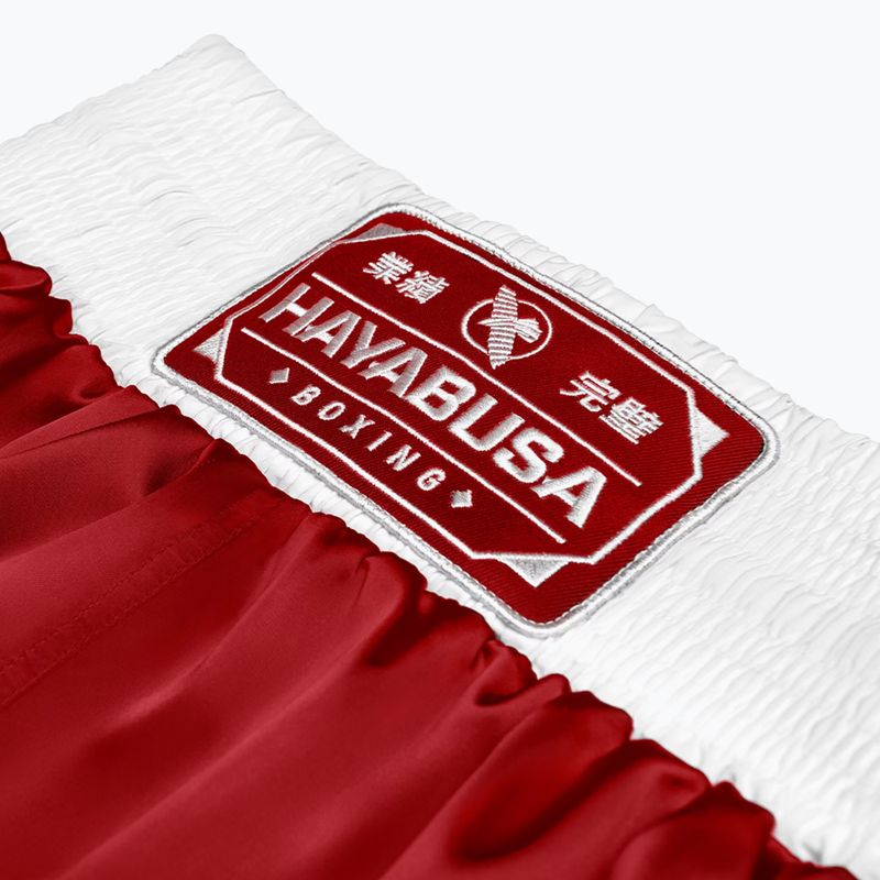 Hayabusa Pro Boxing training shorts red 5