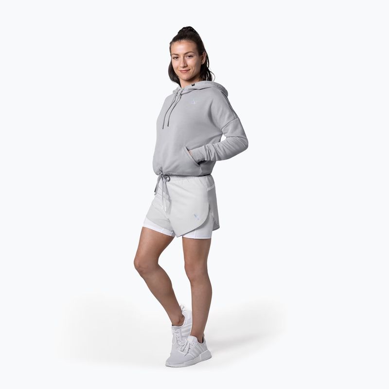 Women's training shorts Hayabusa Mid Rise Layered grey 2