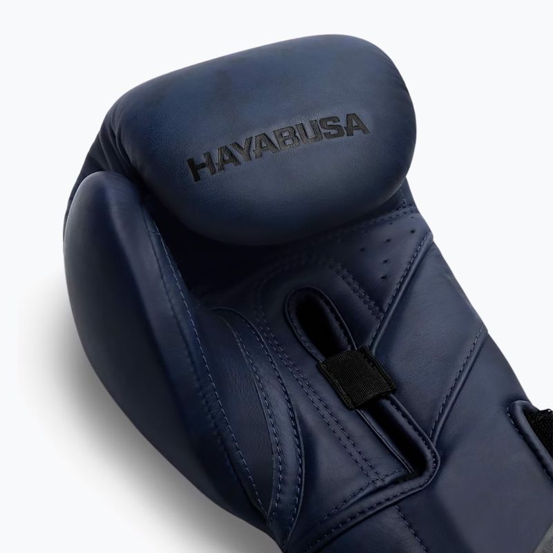 Hayabusa T3 LX indigo boxing gloves 3