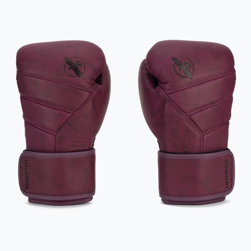 Hayabusa T3 LX wine boxing gloves 2