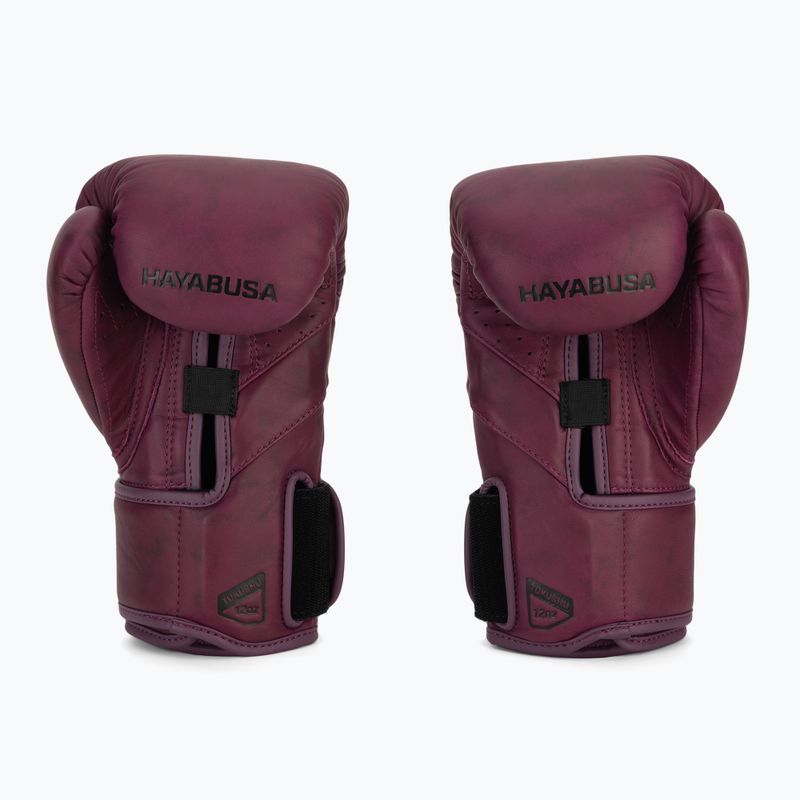 Hayabusa T3 LX wine boxing gloves 3