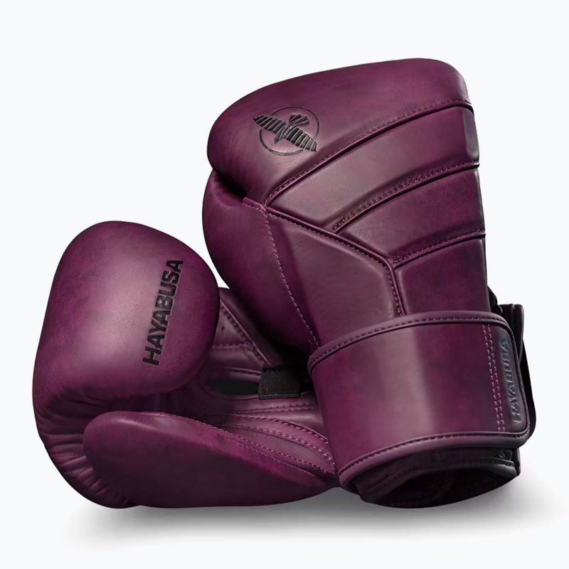 Hayabusa T3 LX wine boxing gloves 2