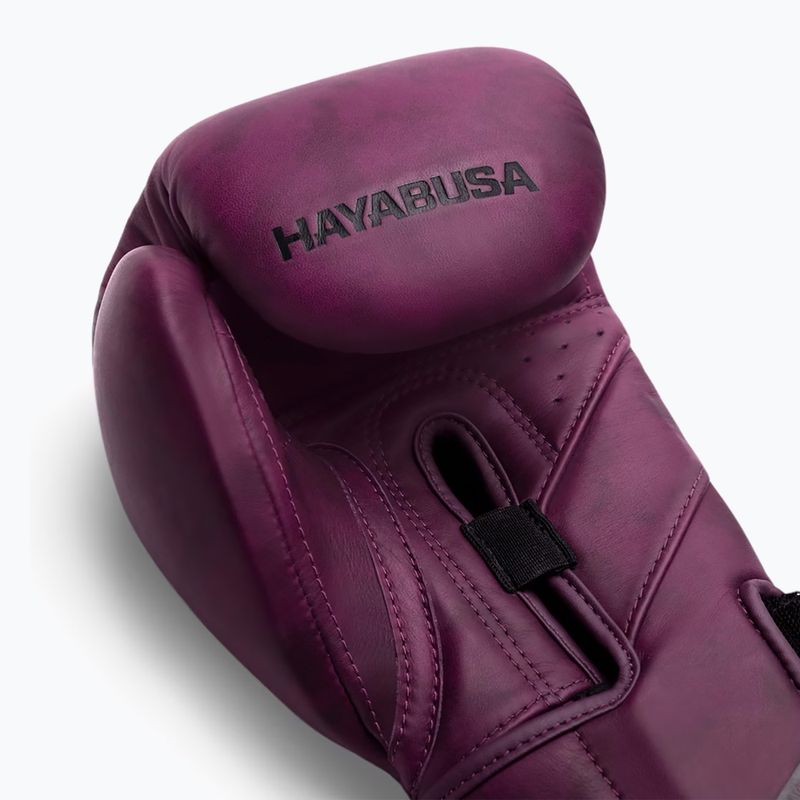 Hayabusa T3 LX wine boxing gloves 3