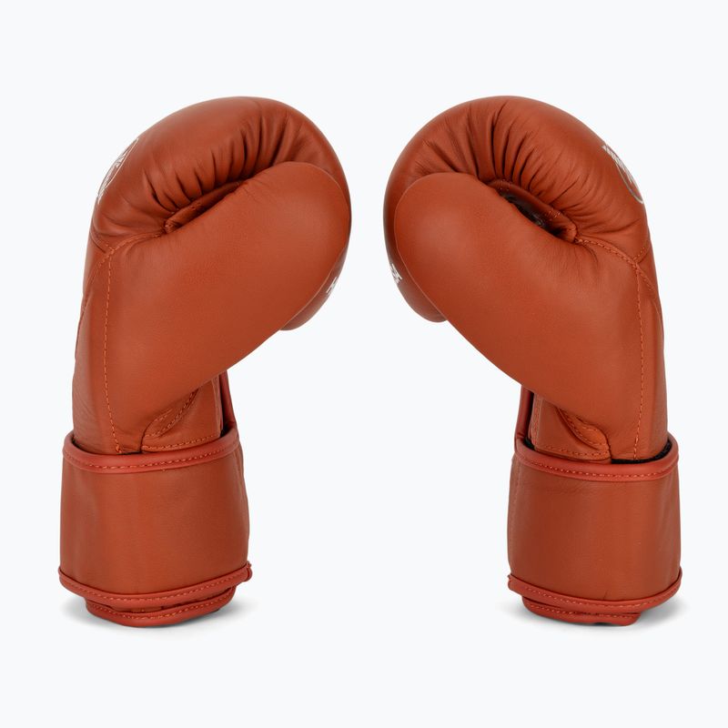 Hayabusa T3 Kanpeki clay orange boxing gloves 4
