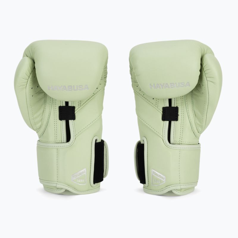 Hayabusa T3 Kanpeki summer moss green boxing gloves 3
