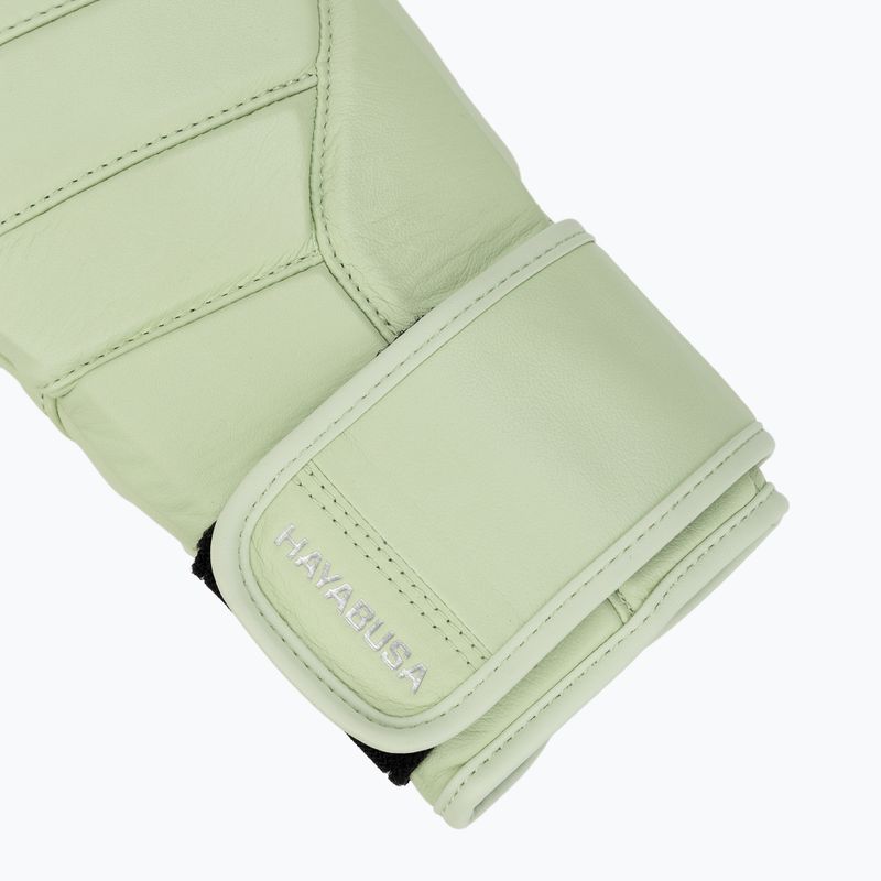 Hayabusa T3 Kanpeki summer moss green boxing gloves 6