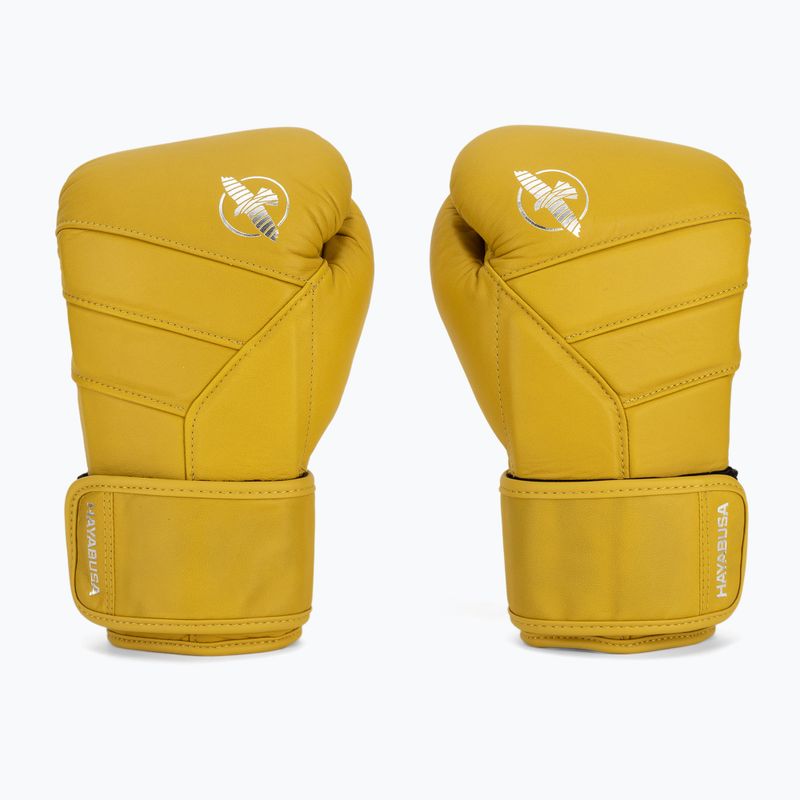 Hayabusa T3 Kanpeki tiger yellow boxing gloves 2