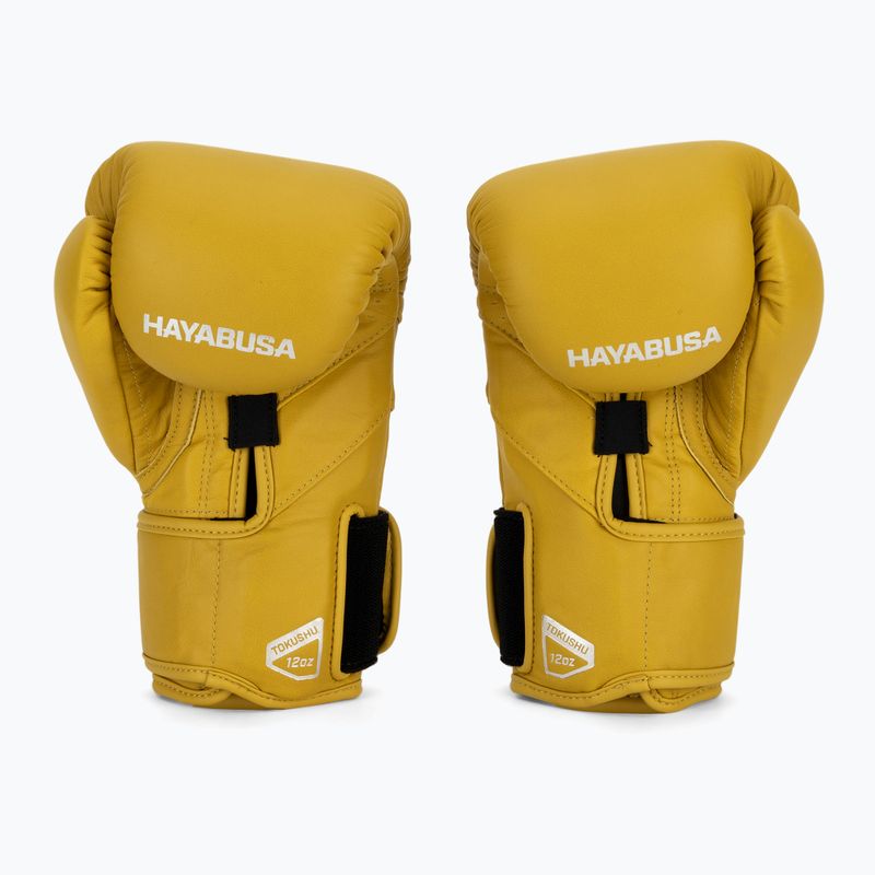 Hayabusa T3 Kanpeki tiger yellow boxing gloves 3