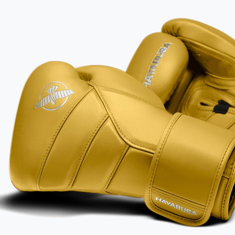 Hayabusa T3 Kanpeki tiger yellow boxing gloves 2