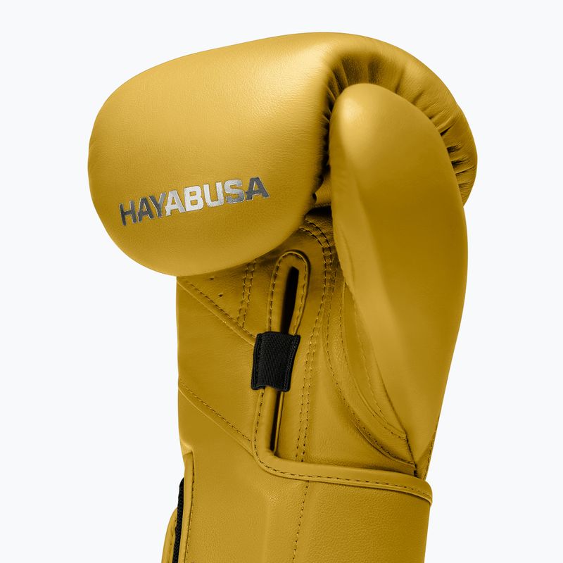 Hayabusa T3 Kanpeki tiger yellow boxing gloves 4