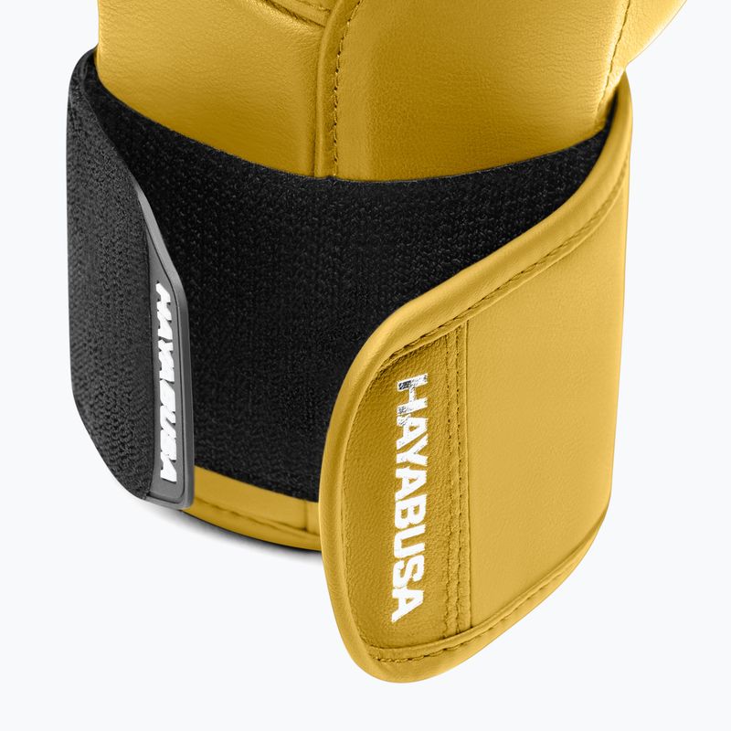 Hayabusa T3 Kanpeki tiger yellow boxing gloves 5