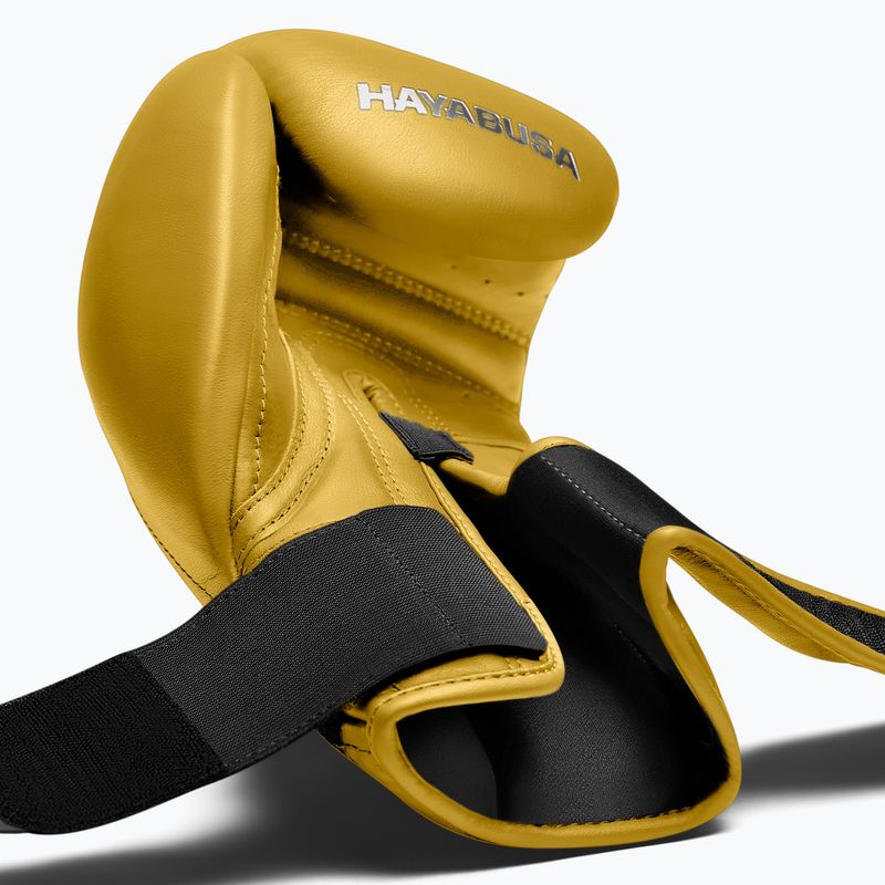 Hayabusa T3 Kanpeki tiger yellow boxing gloves 6