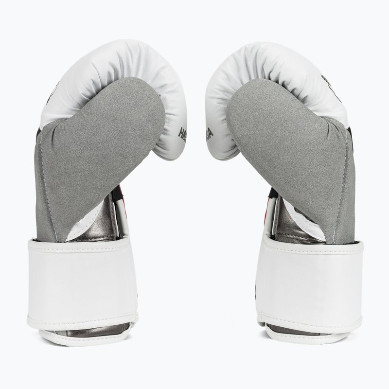 Hayabusa T3 white/red boxing gloves 4