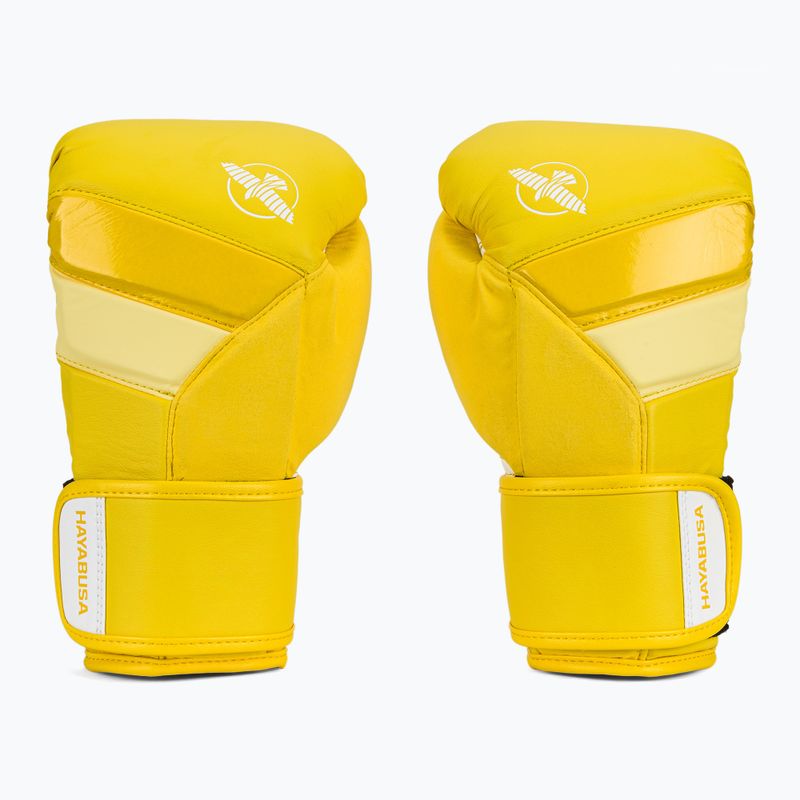 Hayabusa T3 Neon neon yellow boxing gloves 2