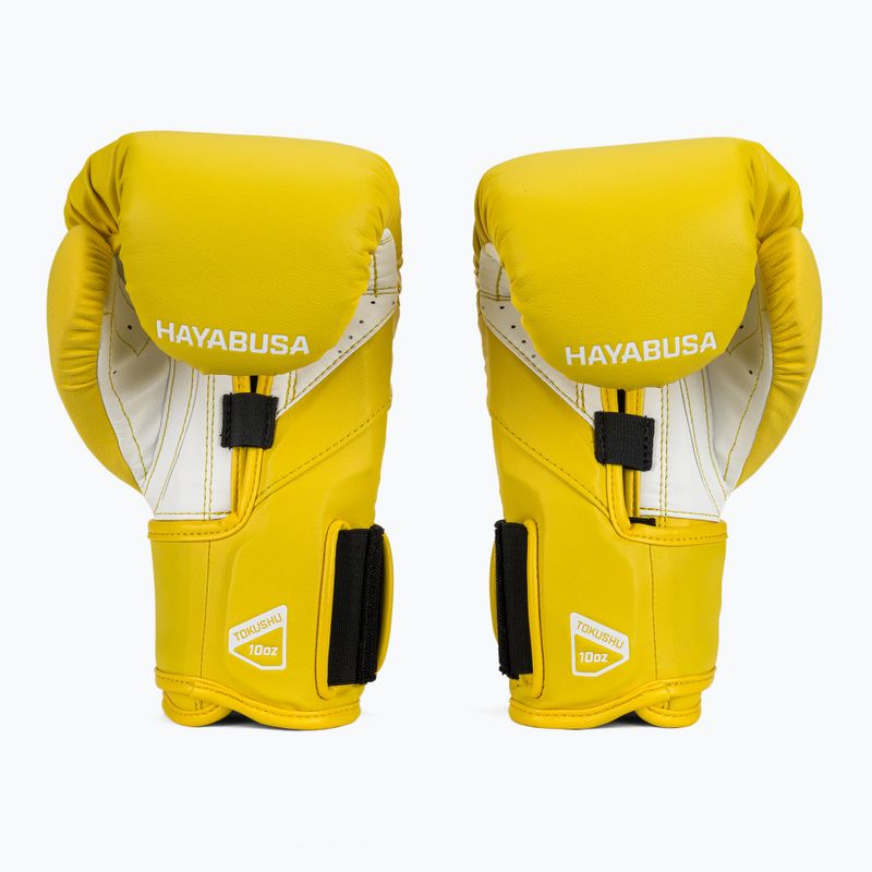 Hayabusa T3 Neon neon yellow boxing gloves 3