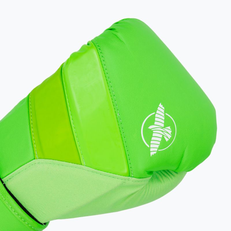 Hayabusa T3 Neon neon green boxing gloves 5
