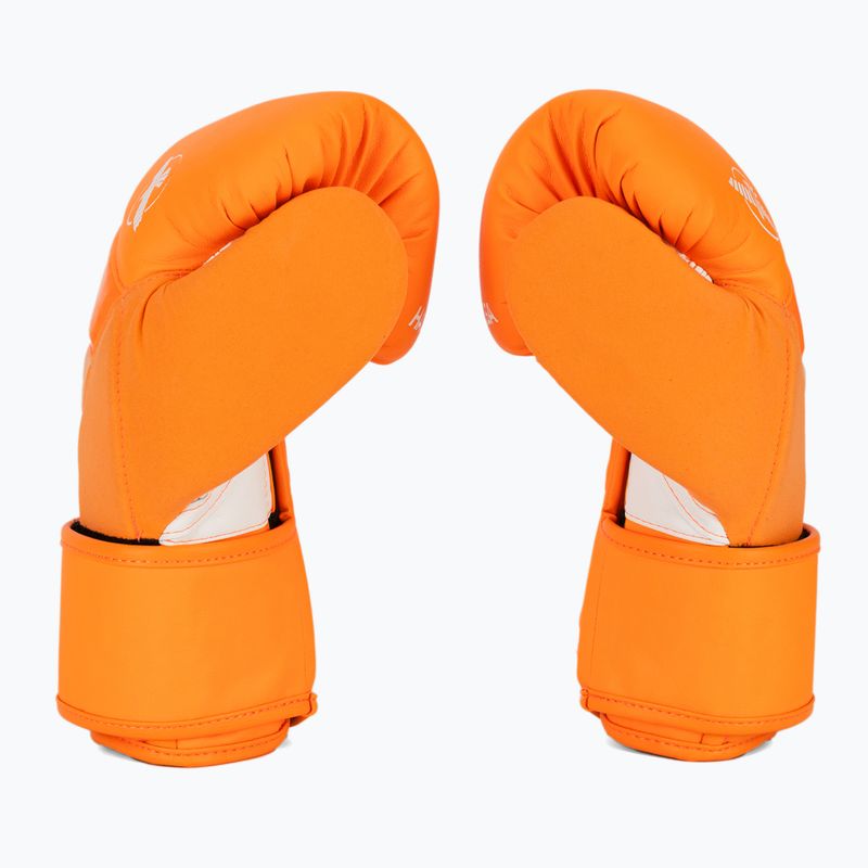 Hayabusa T3 Neon neon orange boxing gloves 4