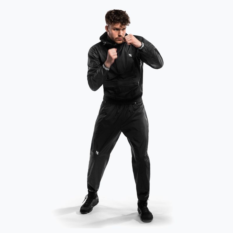 Hayabusa Pro Hooded Sauna suit black 5