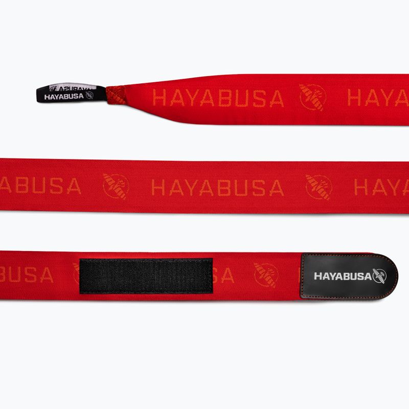 Hayabusa Deluxe Jacquard Boxing Handwraps 450 cm red 3