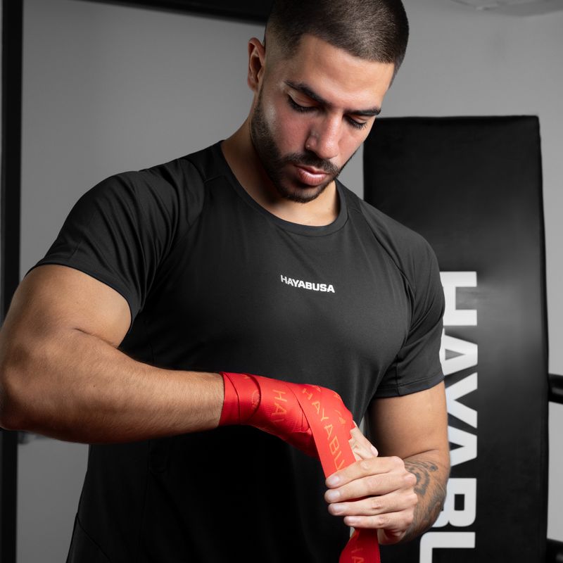 Hayabusa Deluxe Jacquard Boxing Handwraps 450 cm red 6