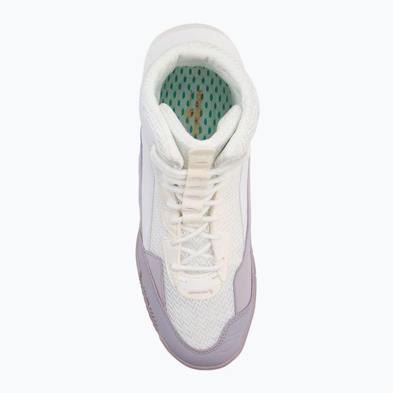Hayabusa Talon Boxing shoes white/lavender 5