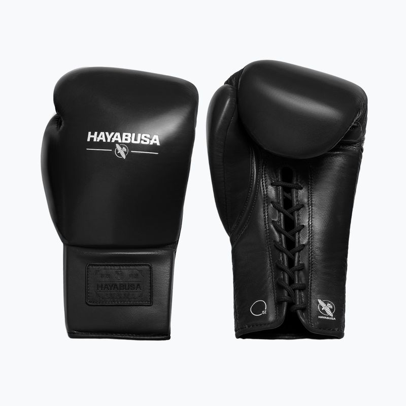 Boxing gloves Hayabusa Pro Traditional Horse Hair Lace-Up black