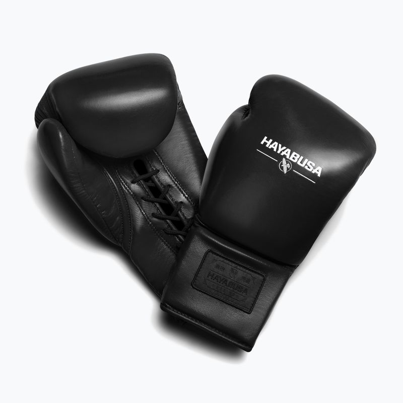 Boxing gloves Hayabusa Pro Traditional Horse Hair Lace-Up black 3