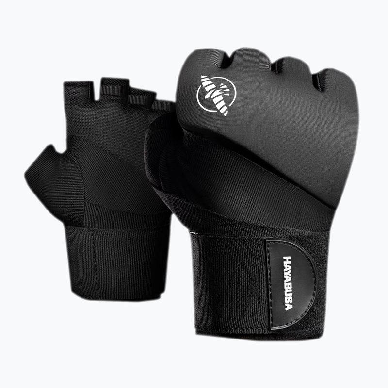Hayabusa Elite Quick Wraps grappling gloves black