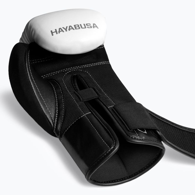 Boxing gloves Hayabusa E1 Boxing white/silver 2