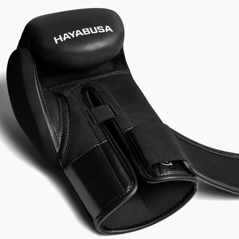 Boxing gloves Hayabusa E1 Boxing black/grey 4