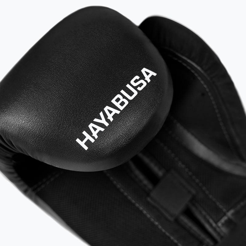 Boxing gloves Hayabusa E1 Boxing black/grey 6