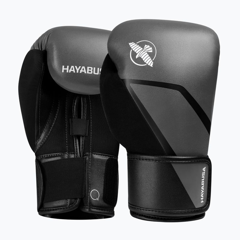 Boxing gloves Hayabusa E1 Boxing grey/black 2