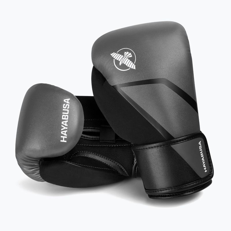 Boxing gloves Hayabusa E1 Boxing grey/black 6