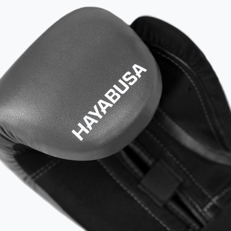 Boxing gloves Hayabusa E1 Boxing grey/black 8