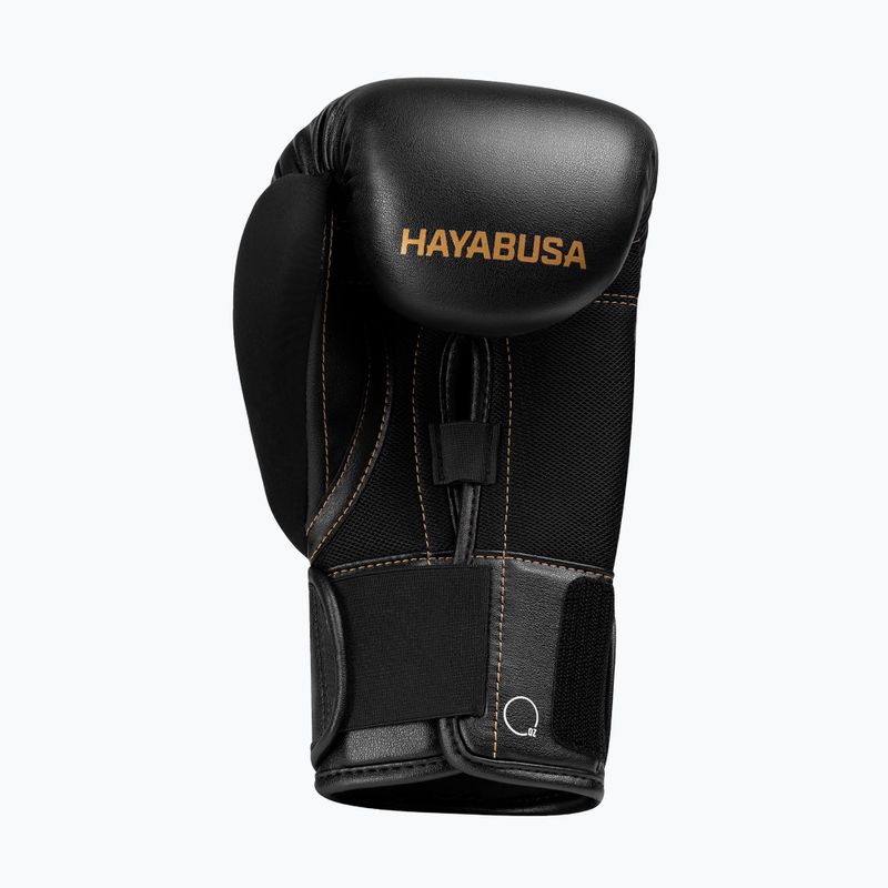 Boxing gloves Hayabusa E1 Boxing black/gold 4