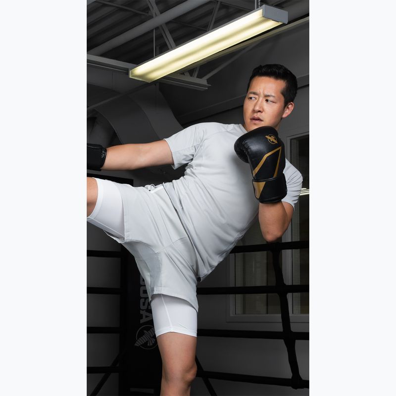 Boxing gloves Hayabusa E1 Boxing black/gold 13