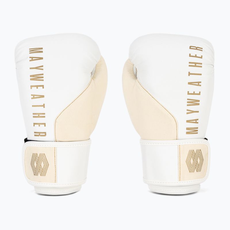Hayabusa Mayweather Champ white/gold boxing gloves 2