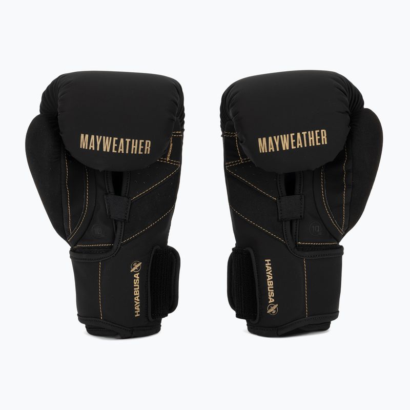 Hayabusa Mayweather Champ black/gold boxing gloves 3