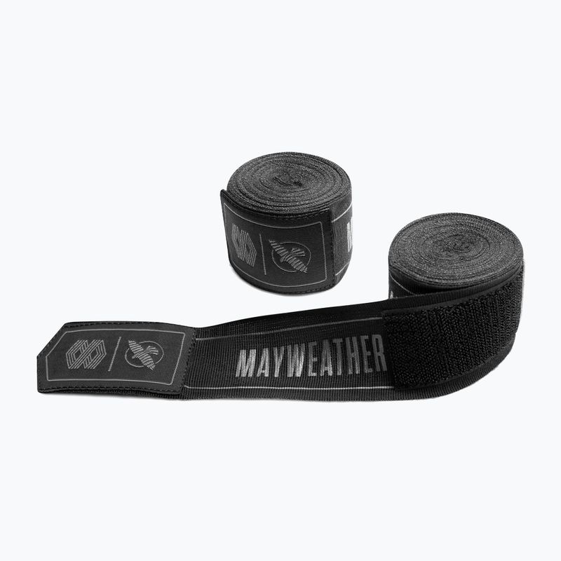 Boxing wraps Hayabusa Mayweather Stretch Hand Wraps 450 g black 2