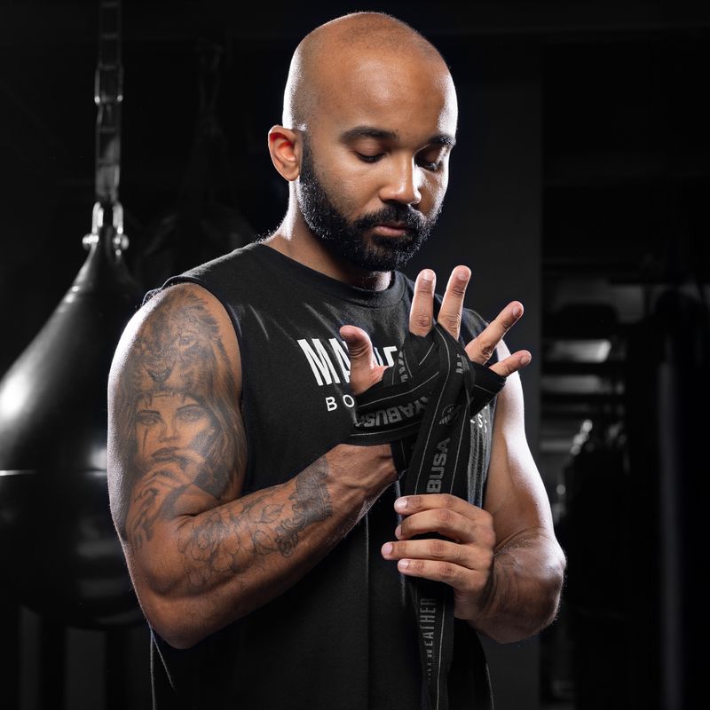 Boxing wraps Hayabusa Mayweather Stretch Hand Wraps 450 g black 5