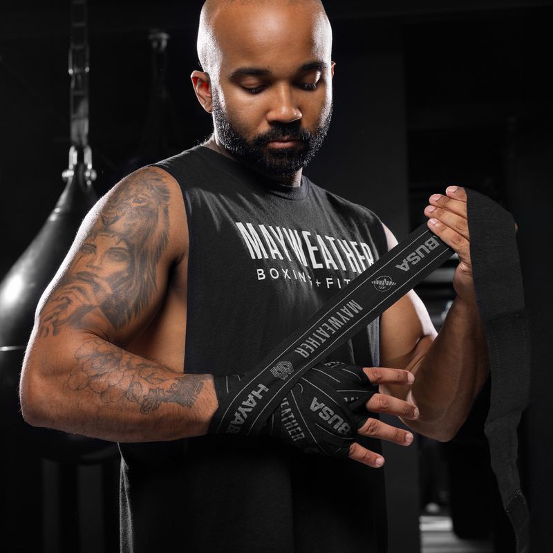 Boxing wraps Hayabusa Mayweather Stretch Hand Wraps 450 g black 6